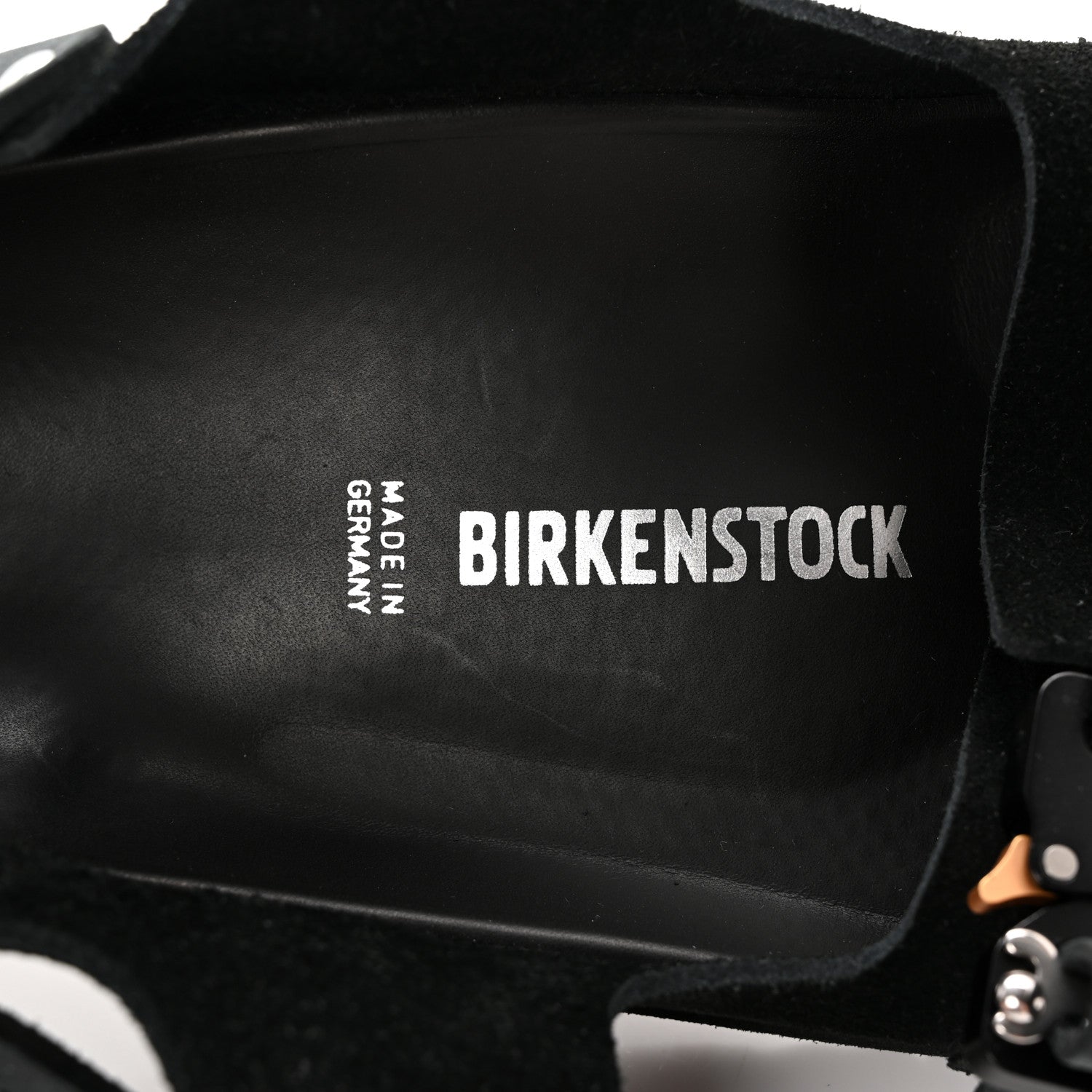 Christian Dior X BIRKENSTOCK Felted Wool Nubuck Calfskin Milano Sandal 41 Black 8 of 11
