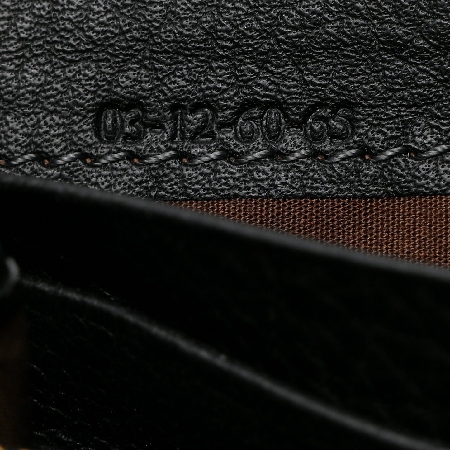 Grained Calfskin Marcie Long Zip Around Wallet Black