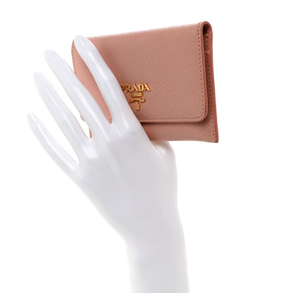 Prada Saffiano Card Holder Orchidea 2 of 7