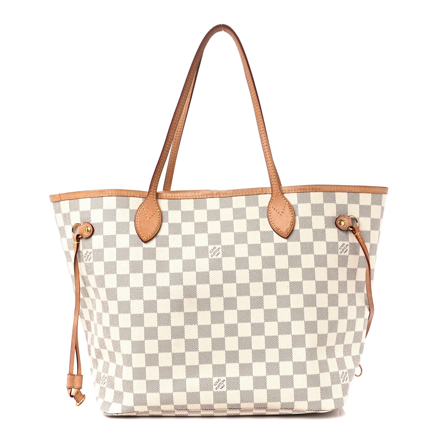 Louis Vuitton Damier Azur Neo Neverfull MM Rose Ballerine 1 of 13