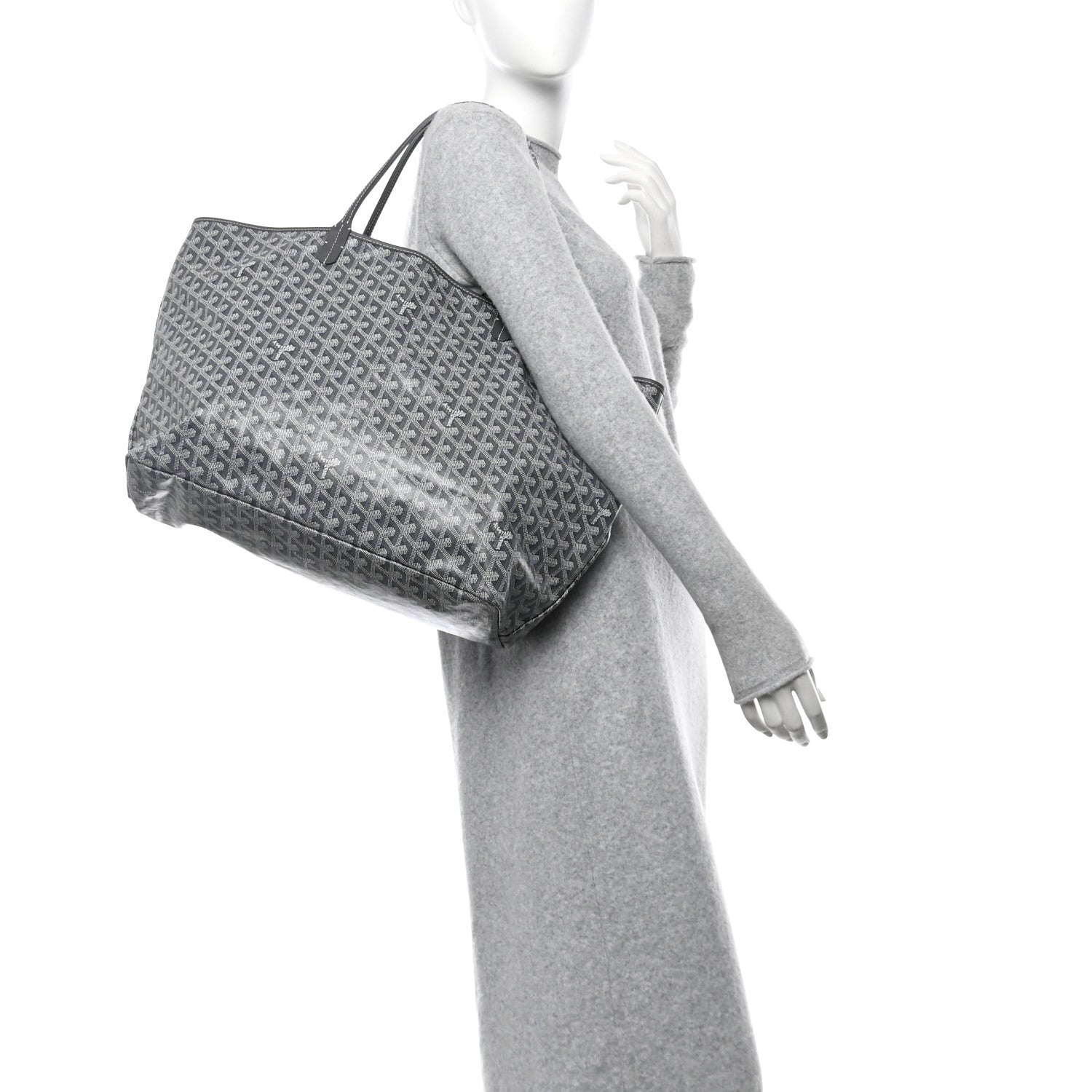 Goyard Goyardine Saint Louis GM Grey 2 of 11
