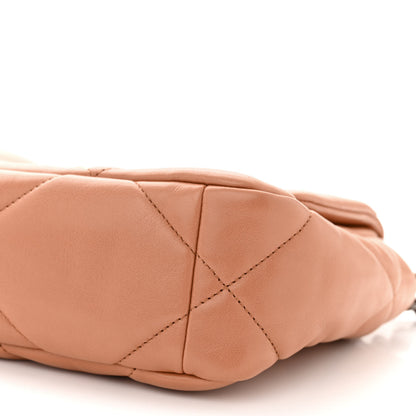 Chanel Lambskin Quilted Medium Chanel 19 Flap Brown 10 of 11