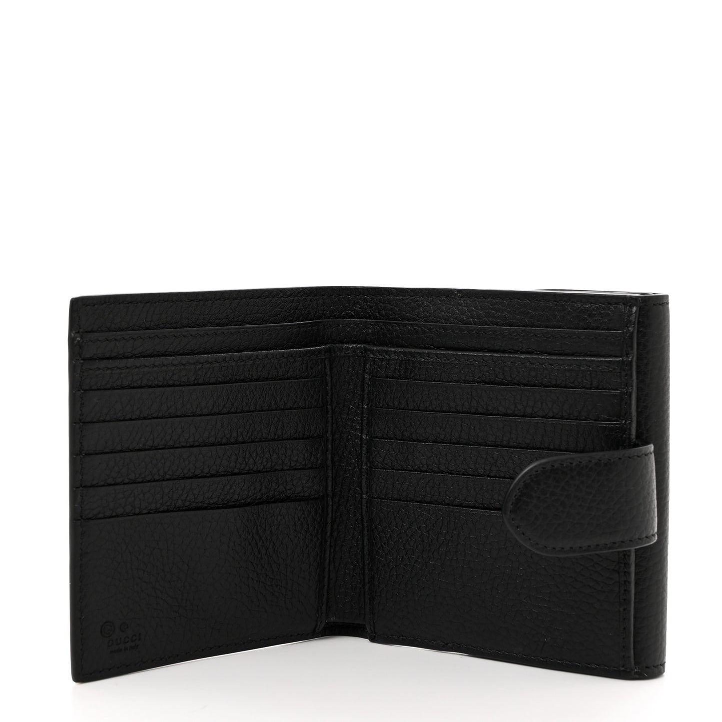 Dollar Calfskin Medium GG Marmont Wallet Black