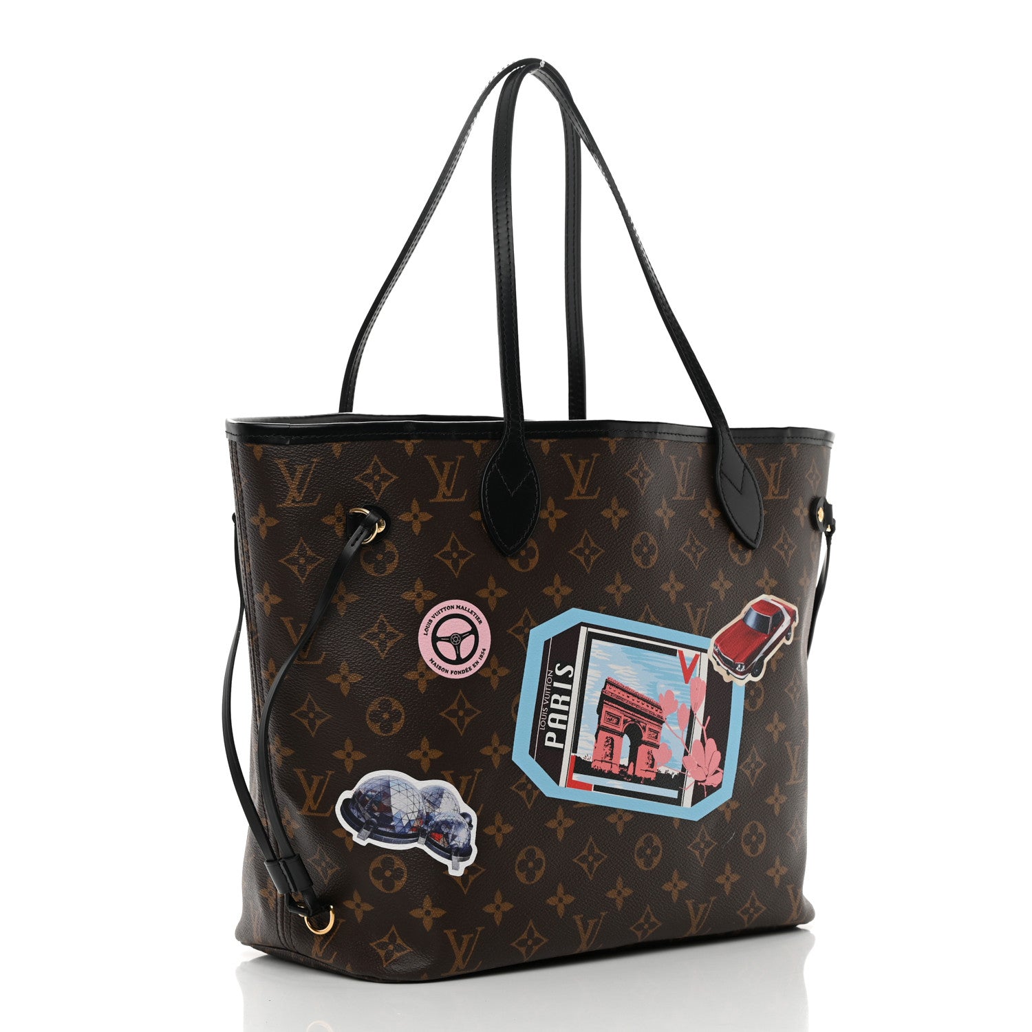 Louis Vuitton Monogram My LV World Tour Neverfull MM 4 of 19