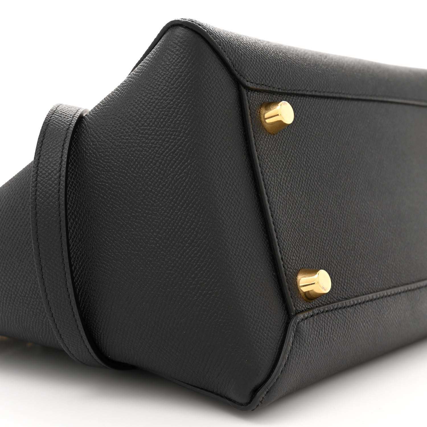 Celine Grained Calfskin Mini Belt Bag Black 8 of 10