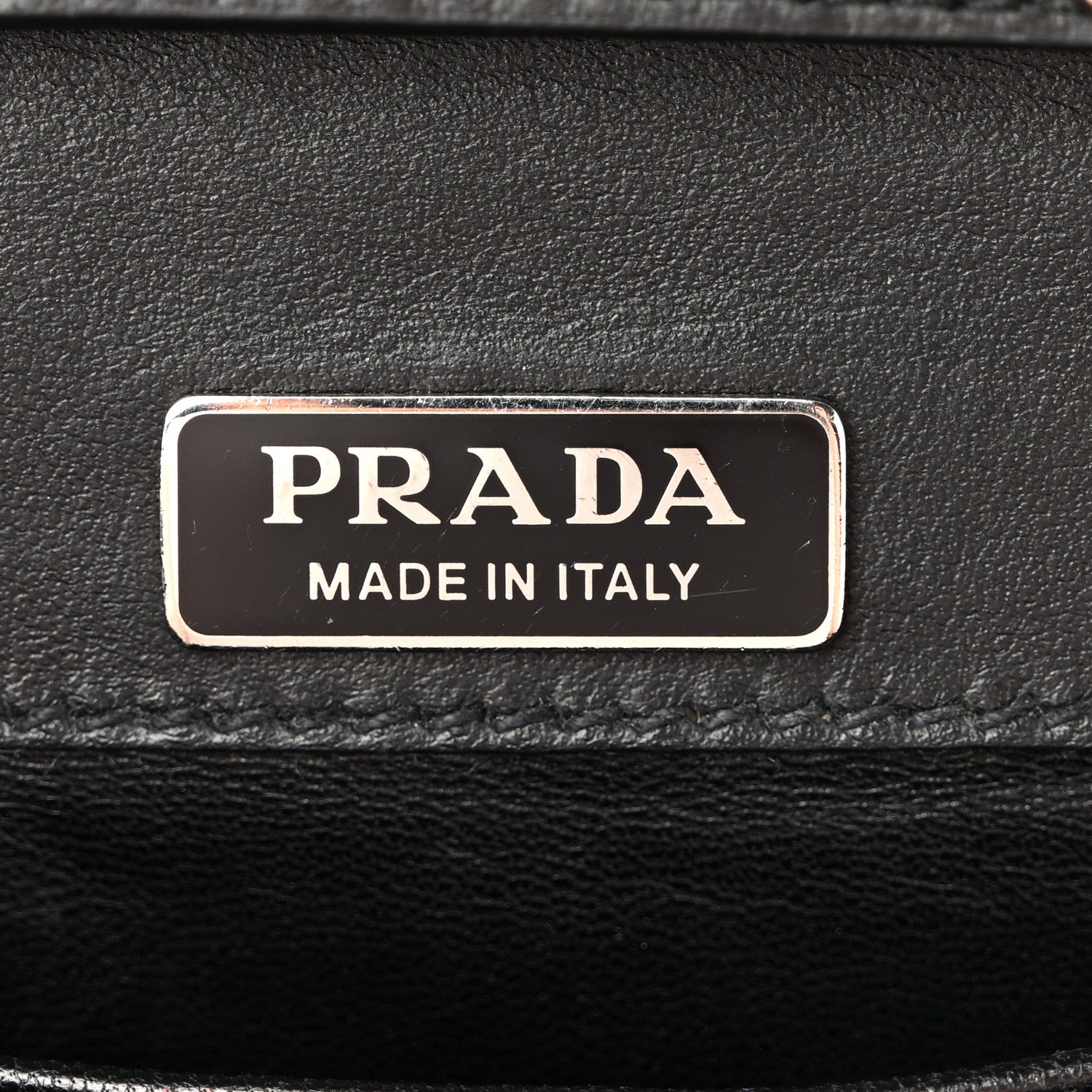 Prada City Calf Saffiano Cahier Astrology Bag Black Black 6 of 11