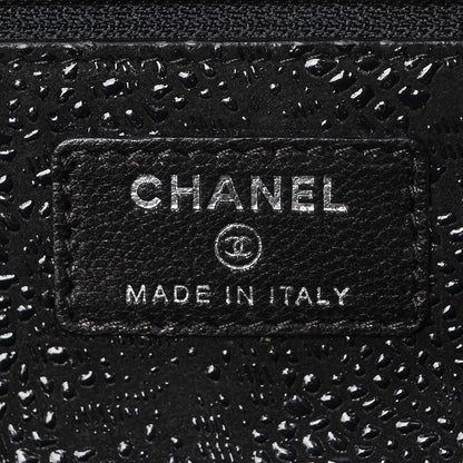 Chanel Suede Wallet on Chain WOC Black 6 of 8
