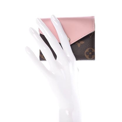 Louis Vuitton Monogram Zoe Wallet Rose Ballerine 2 of 8