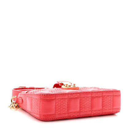 Louis Vuitton Lambskin Damier Quilt Troca PM Rose 4 of 9