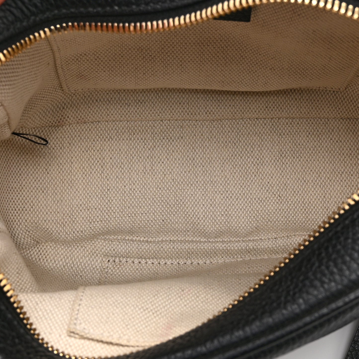 Pebbled Calfskin Small Soho Disco Bag Black