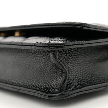 Chanel Caviar Quilted Wallet on Chain WOC Black 11 of 11