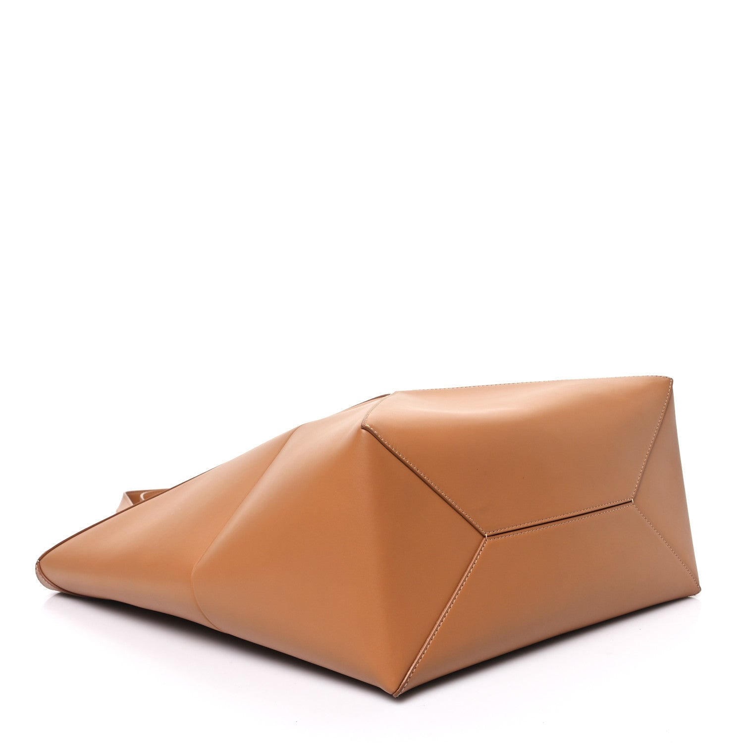 Loewe Shiny Calfskin Large Puzzle Fold Tote Warm Desert 4 of 11