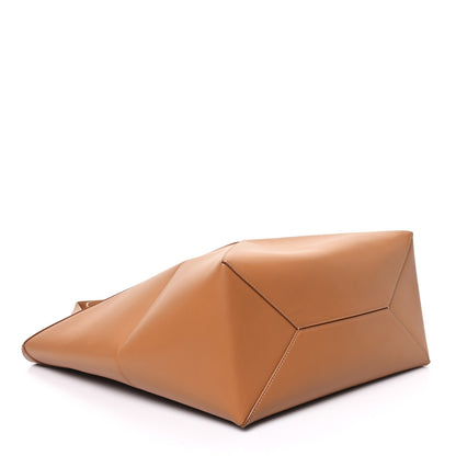Loewe Shiny Calfskin Large Puzzle Fold Tote Warm Desert 4 of 11