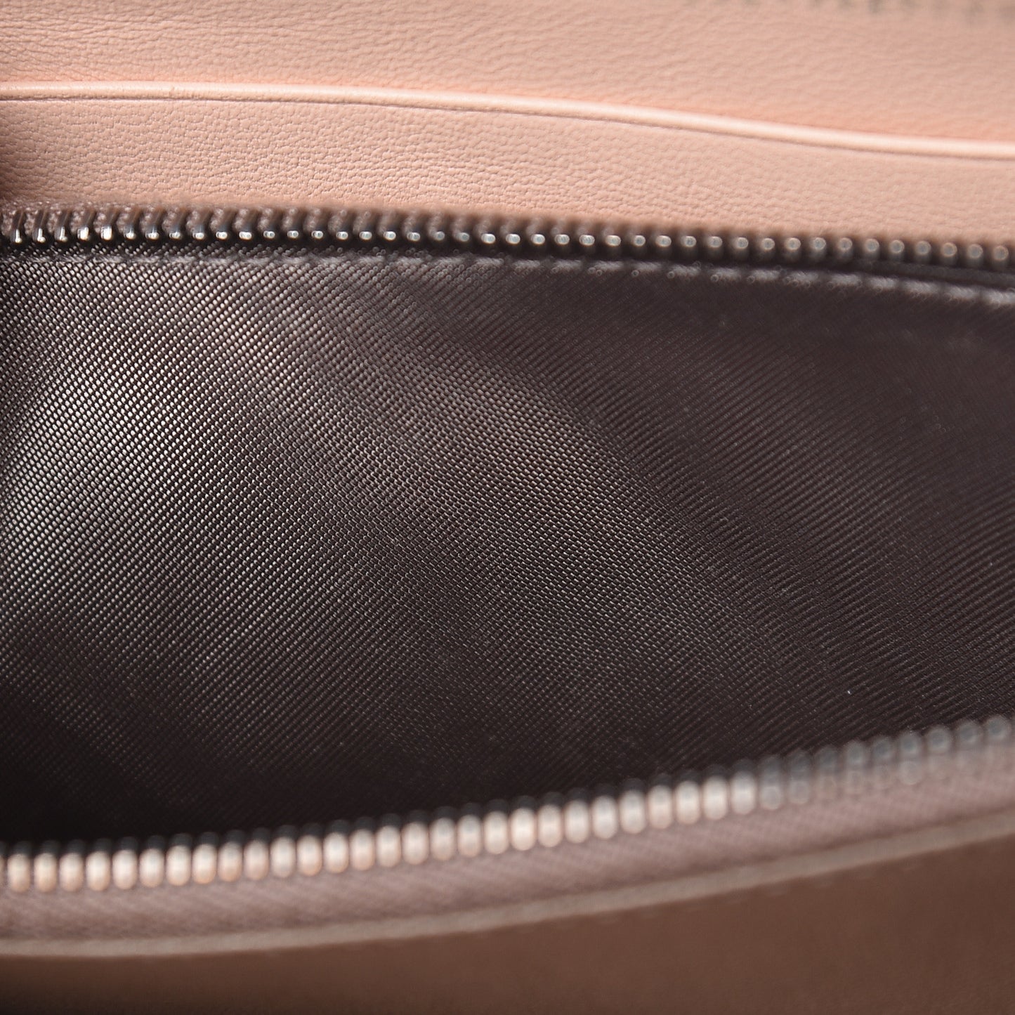 Nappa Intrecciato Zip Around Wallet Flamingo