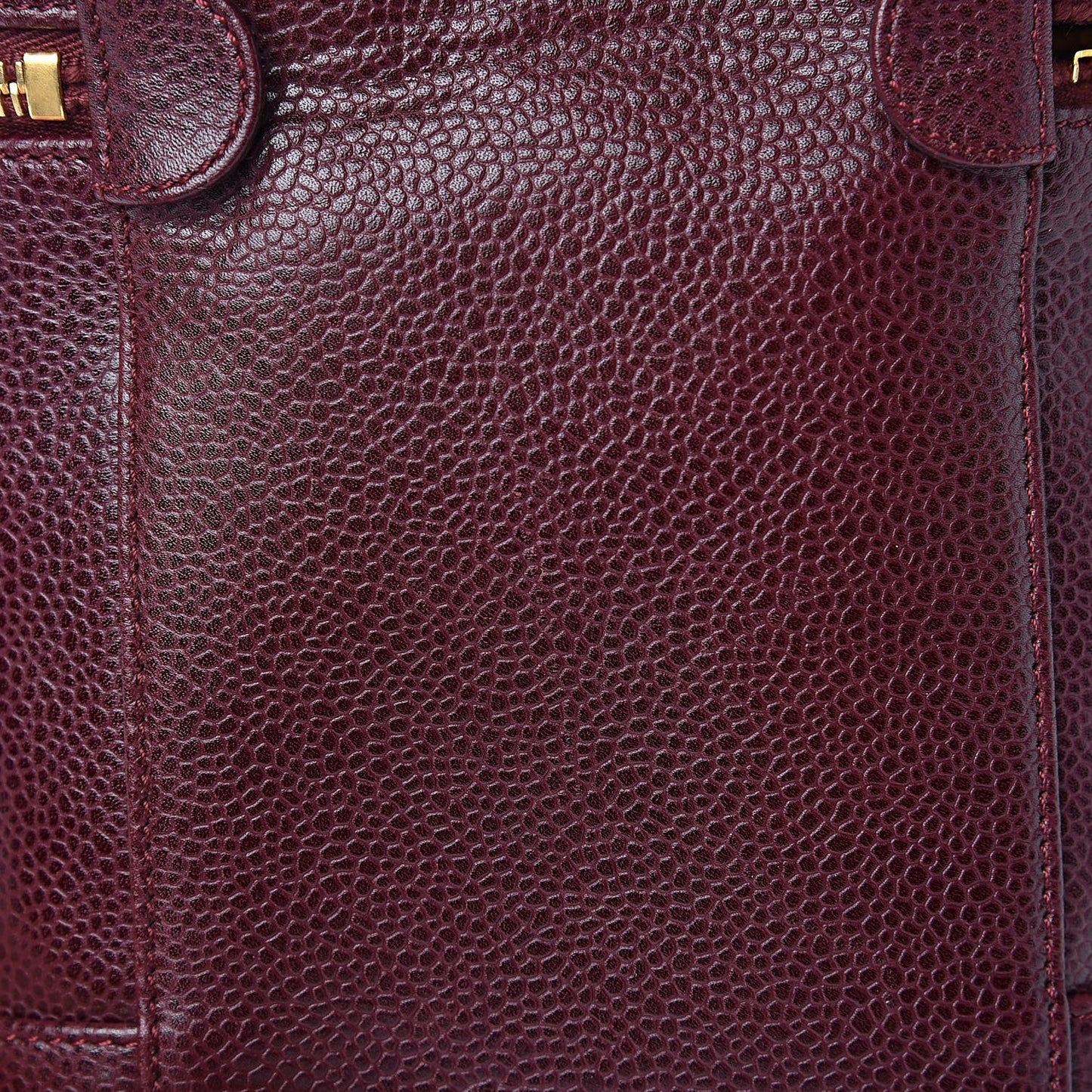 Caviar Vanity Cosmetic Case Burgundy