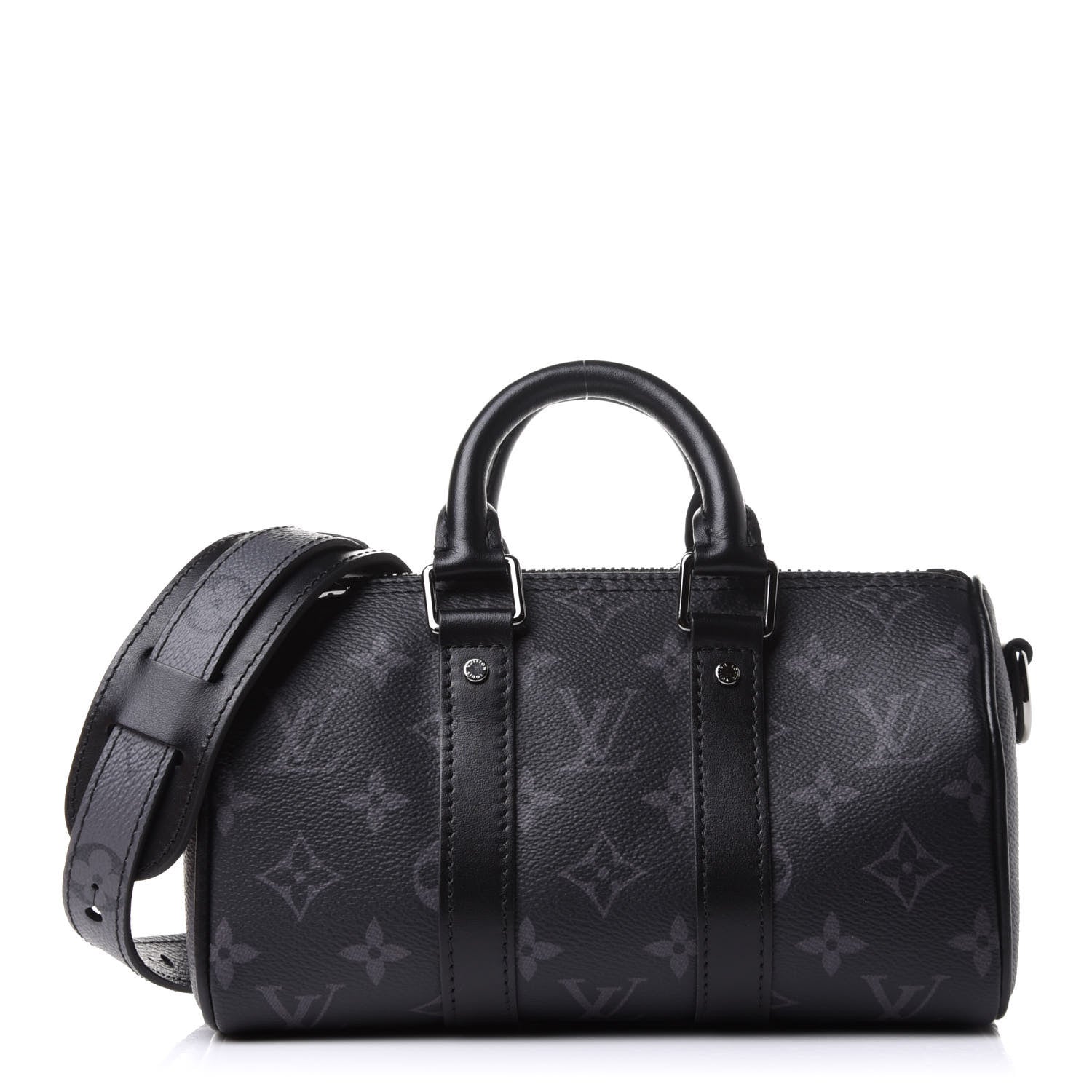 Louis Vuitton Reverse Monogram Eclipse Keepall XS Black 2 of 10