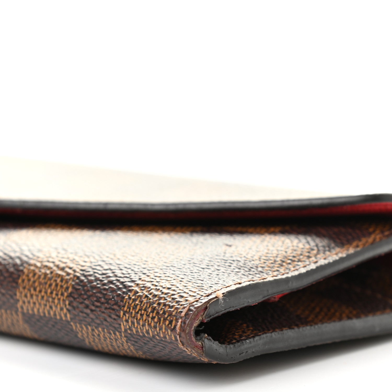 Louis Vuitton Damier Ebene Josephine Wallet Red 9 of 14