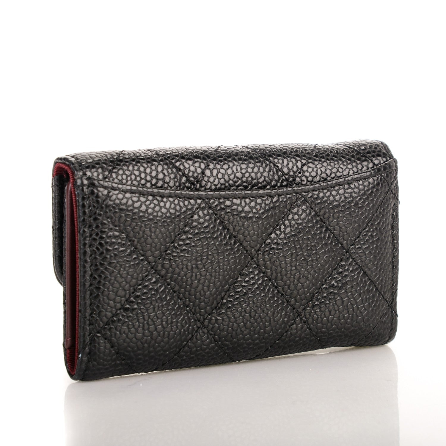 Chanel Caviar Quilted 6 Key Holder Black 3 of 8