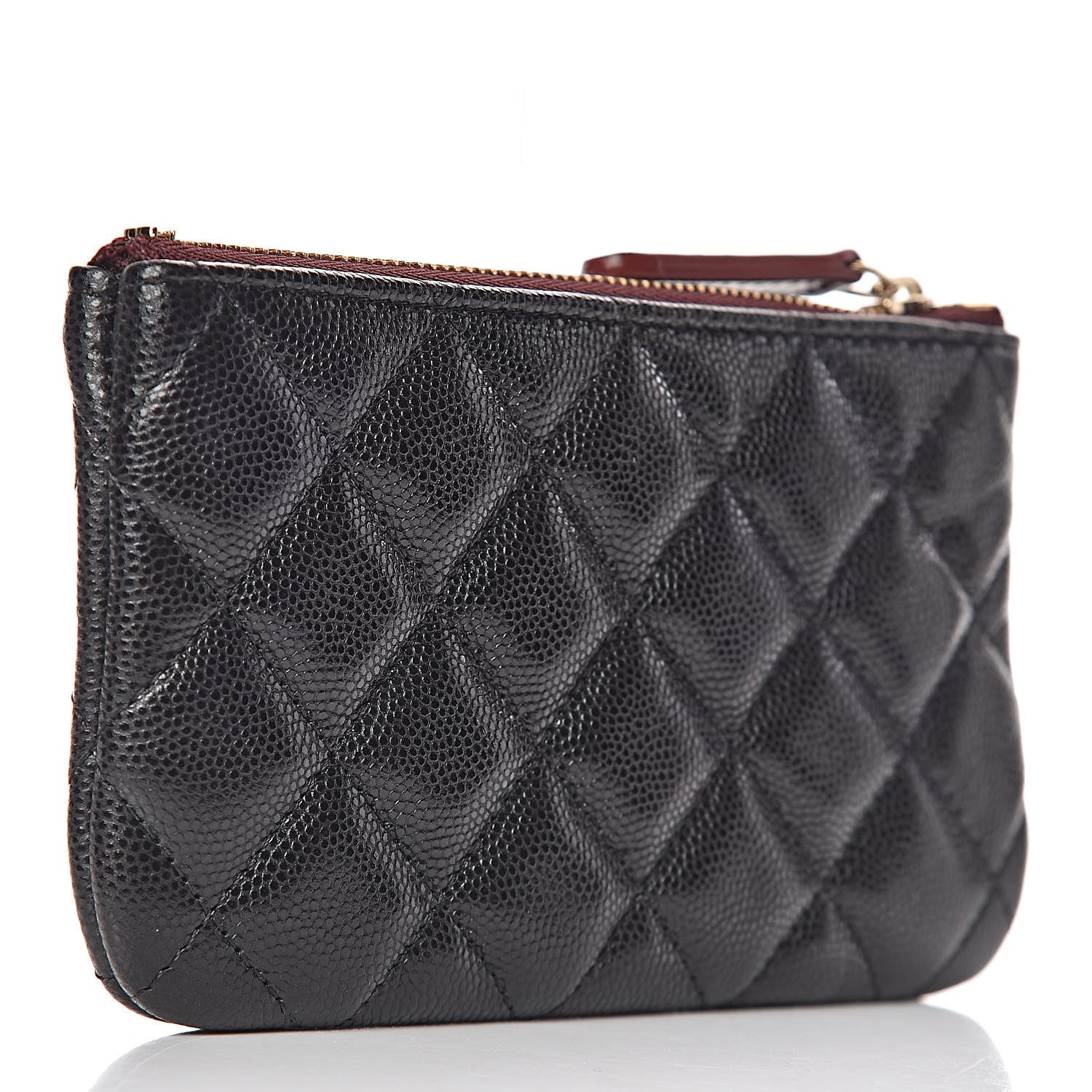 Chanel Caviar Quilted Small Cosmetic Case Black 3 of 8