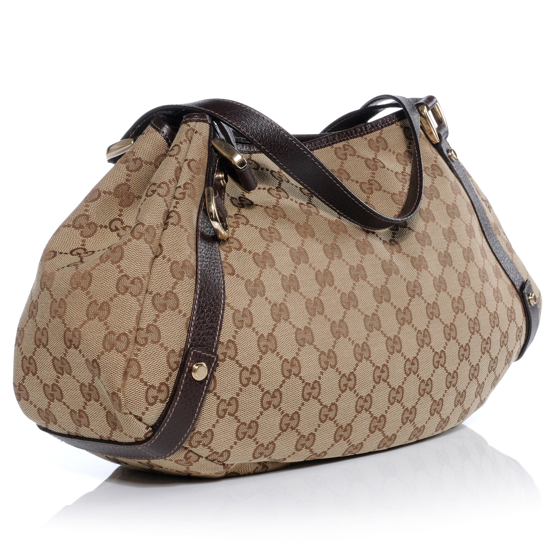 Gucci Monogram Medium Abbey Shoulder Bag Dark Brown 3 of 8