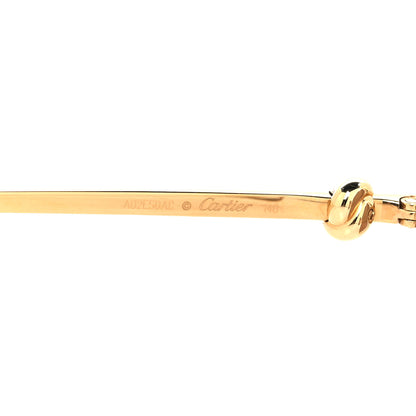 Cartier Metal Trinity Sunglasses CT0225S 002 Gold Silver 5 of 8