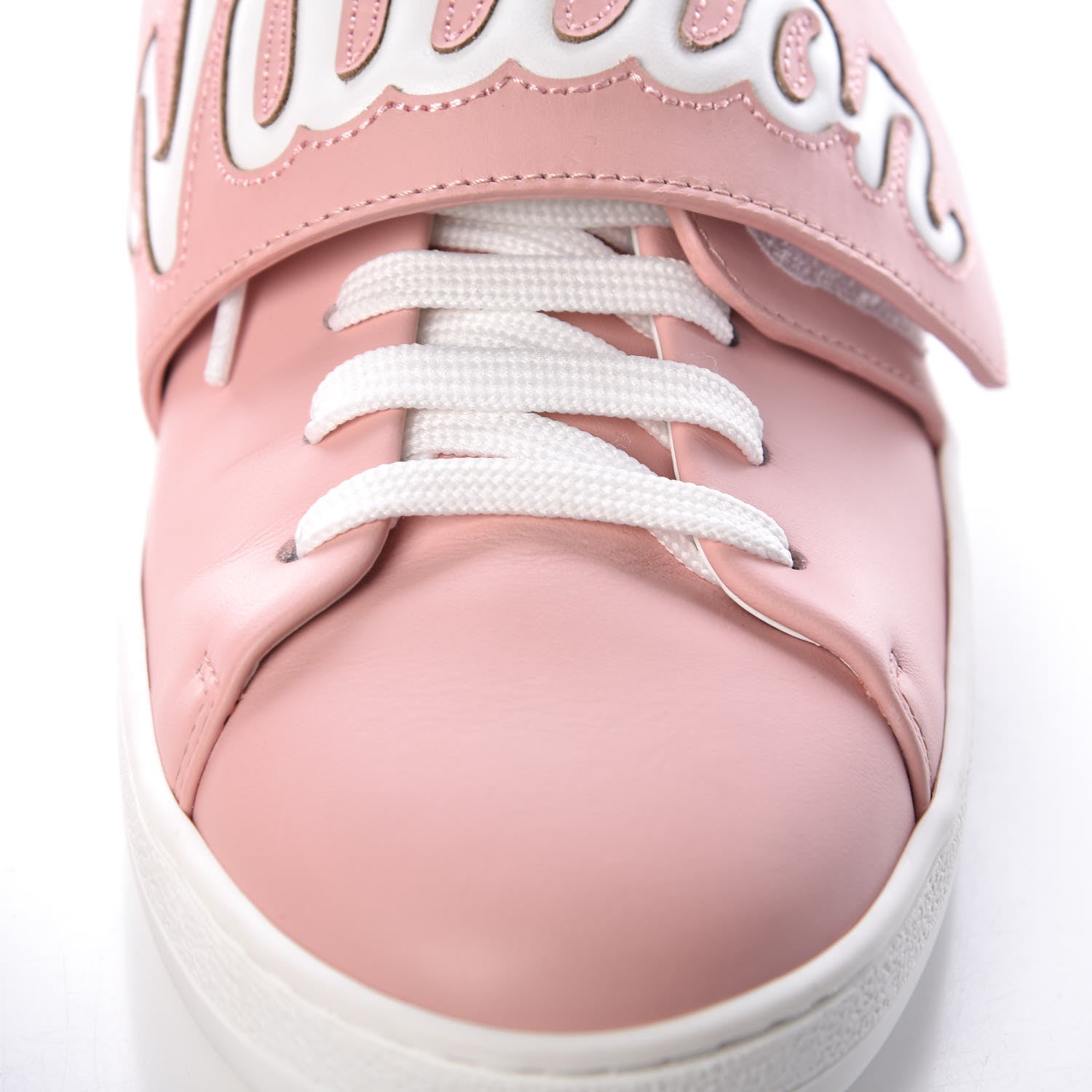 Louis Vuitton Calfskin Frontrow Sneakers 38 Rose Clair 11 of 12