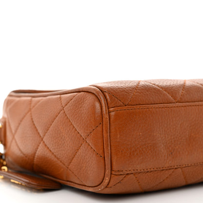 Chanel Caviar Quilted CC Camera Case Brown 12 of 17