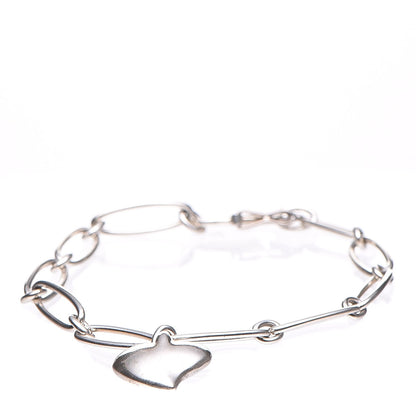 Tiffany Sterling Silver Elsa Peretti Full Heart Bracelet 1 of 13