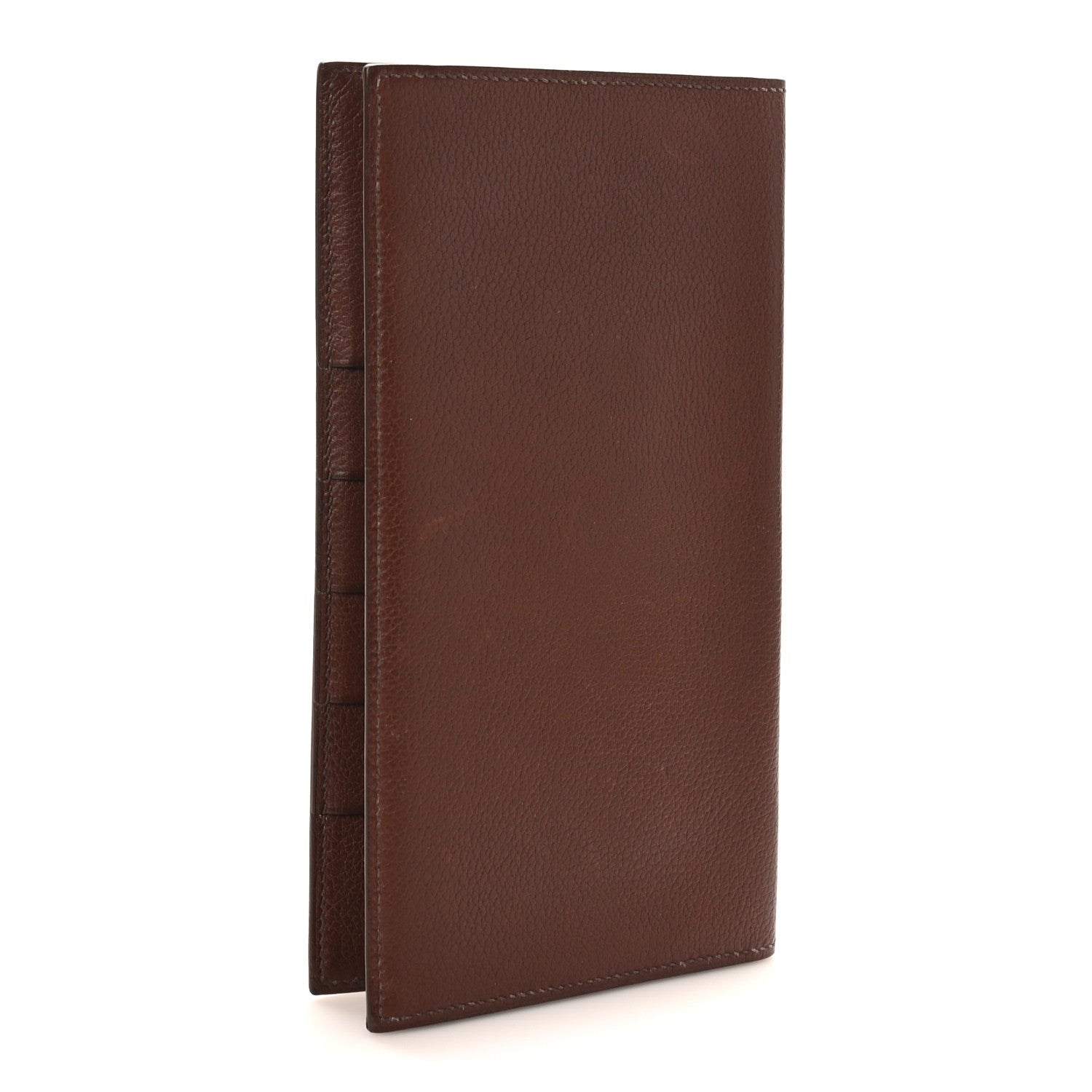 えり Hermes Evercolor Citizen Twill Long Wallet Chocolate 1873903