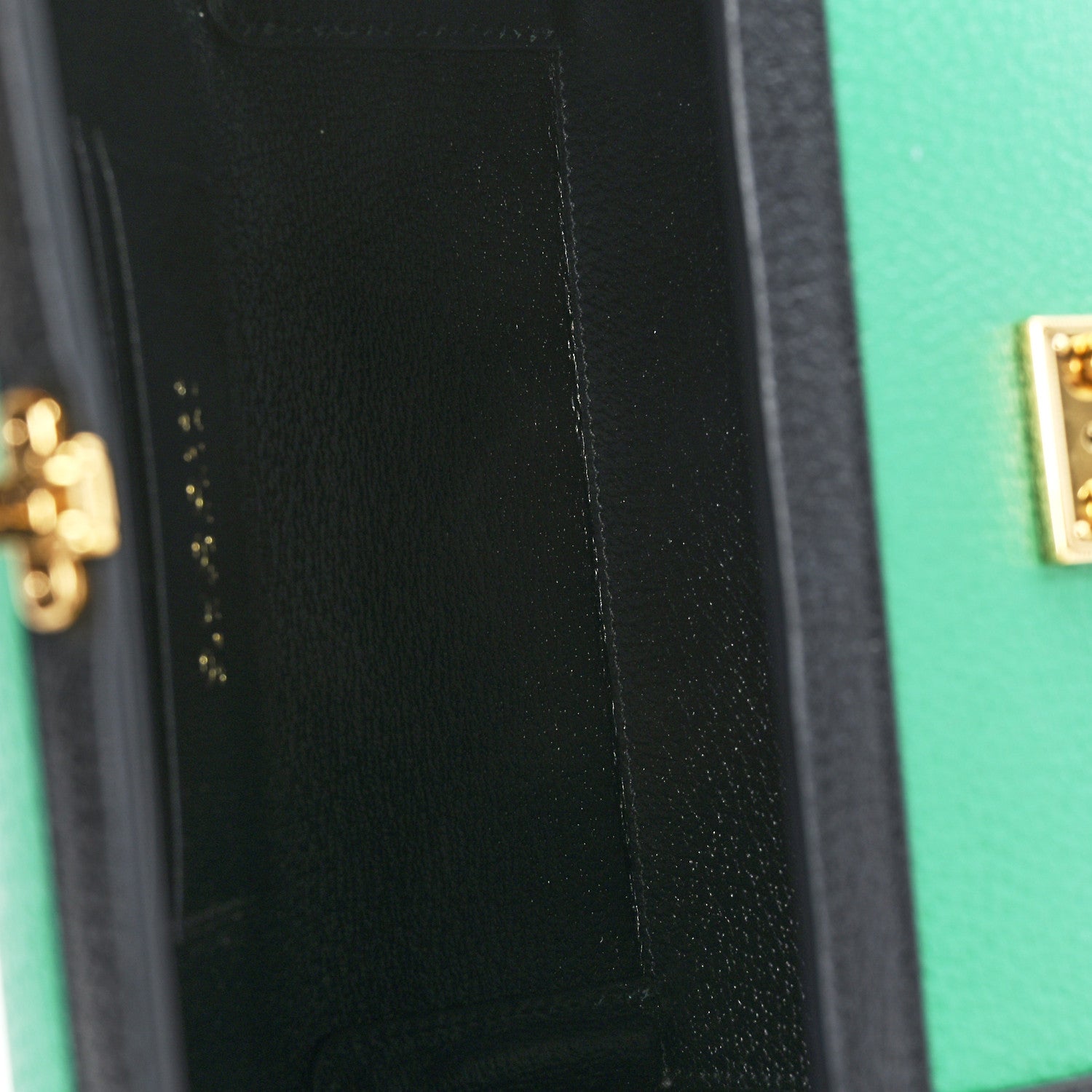 Gucci Grained Calfskin Gucci 100 Mini Bag Green 6 of 8
