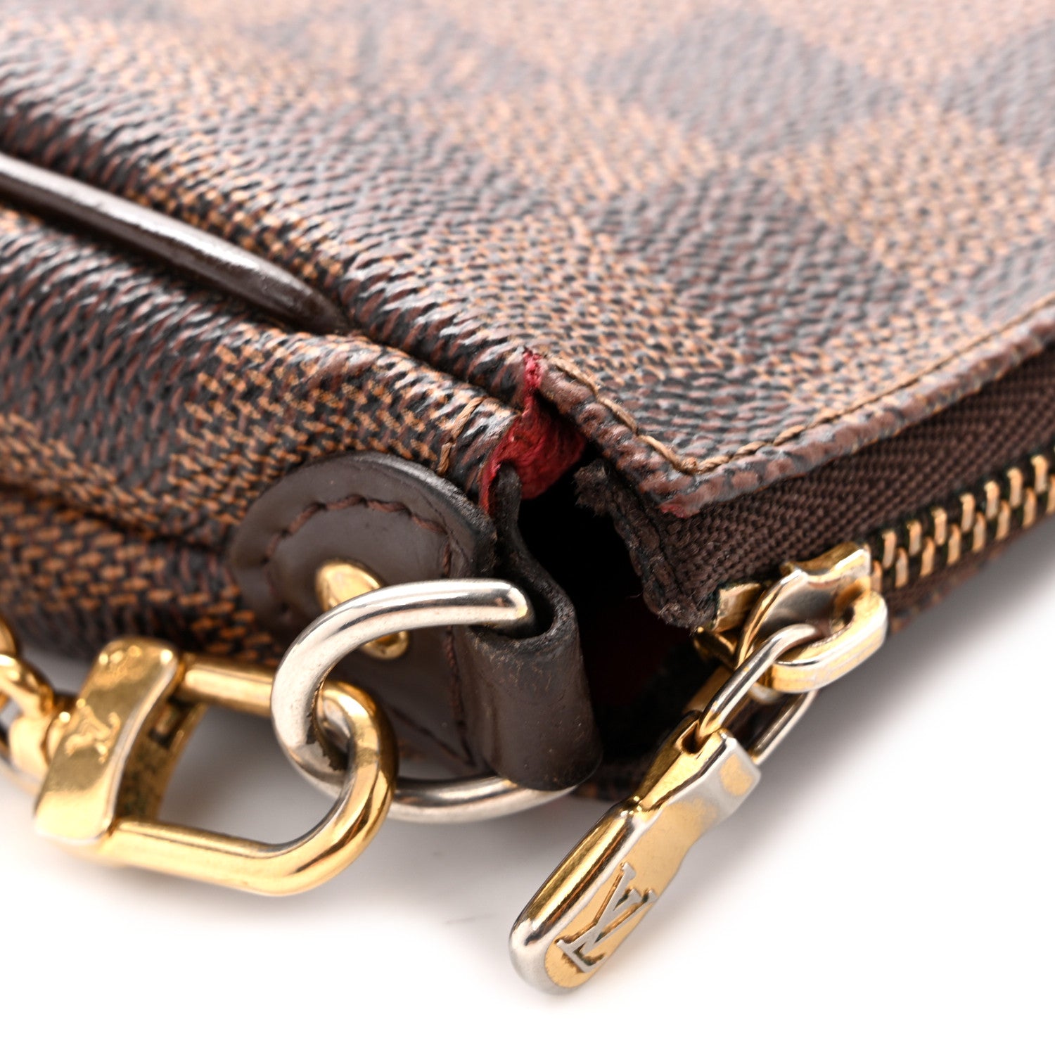 Louis Vuitton Damier Ebene Eva Clutch 10 of 11