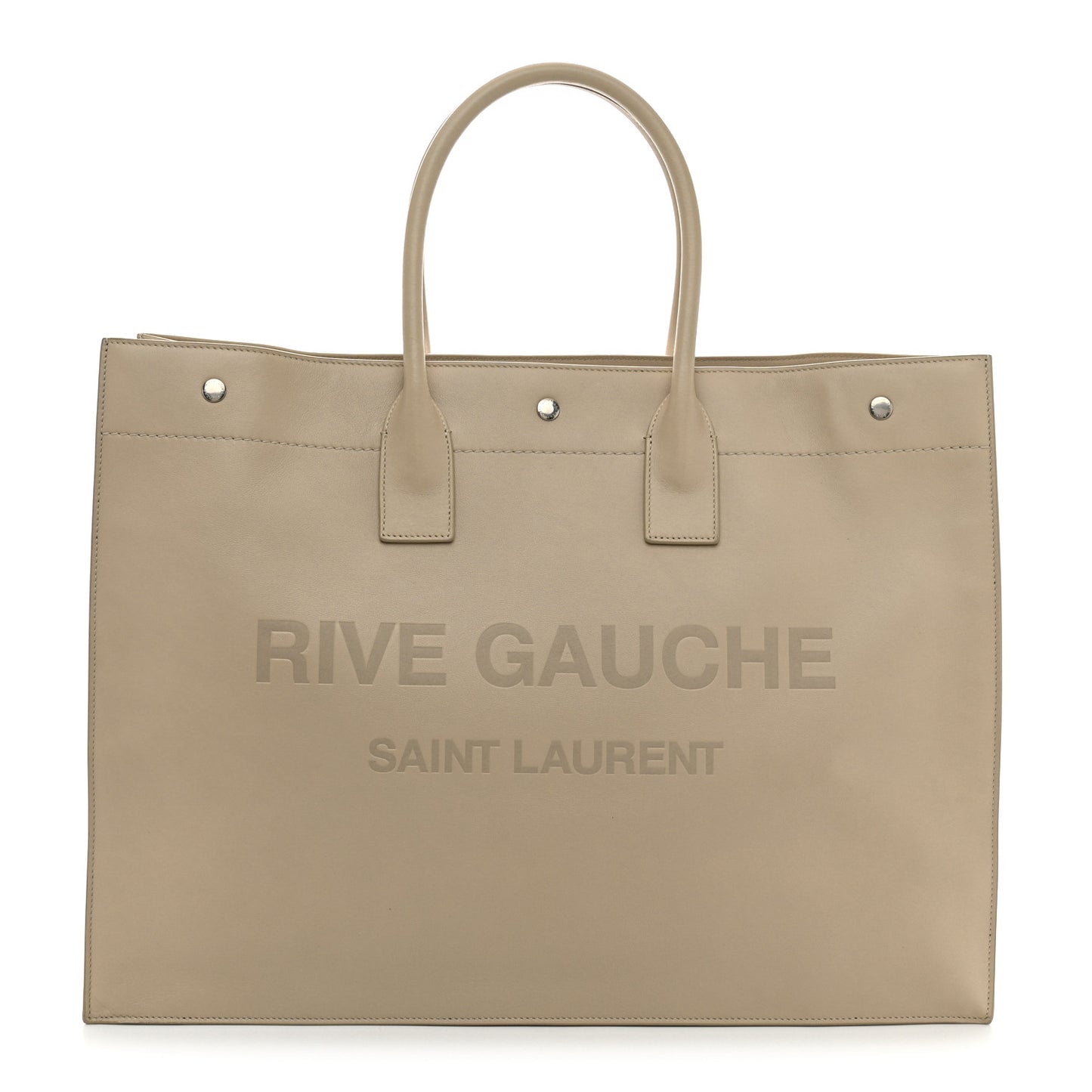 Vitello Large Rive Gauche Tote Sea Salt