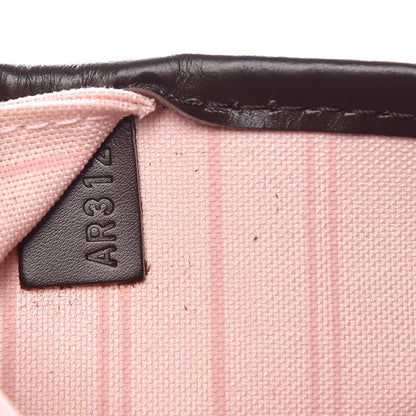 Louis Vuitton Damier Ebene Neo Neverfull MM Rose Ballerine 8 of 9