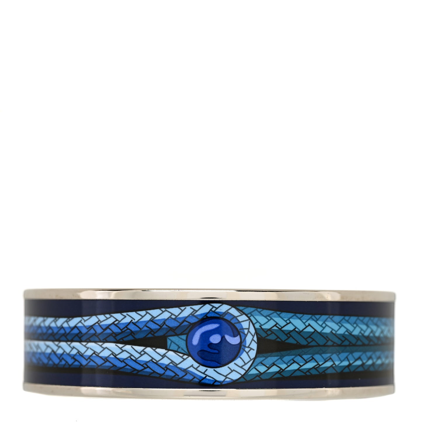 Enamel Printed Wide Brandebourgs Bracelet 65