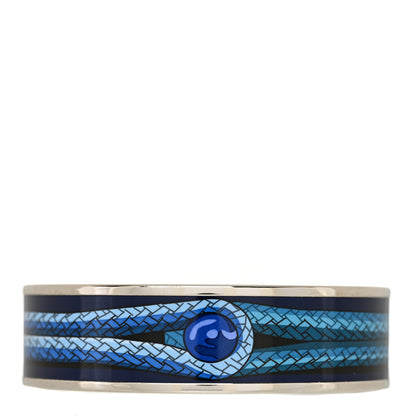 Hermes Enamel Printed Wide Brandebourgs Bracelet 65 1 of 6