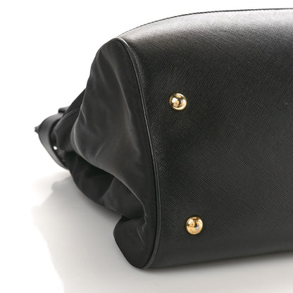 Salvatore Ferragamo Nylon Batik Small Tote Black 8 of 13