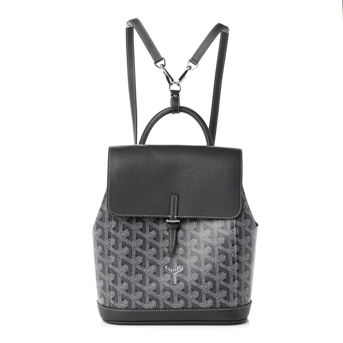 Goyard Goyardine Calfskin Mini Alpin Backpack Grey 1 of 9