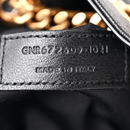 Saint Laurent Lambskin Matelasse Monogram Joe Backpack Black 6 of 9