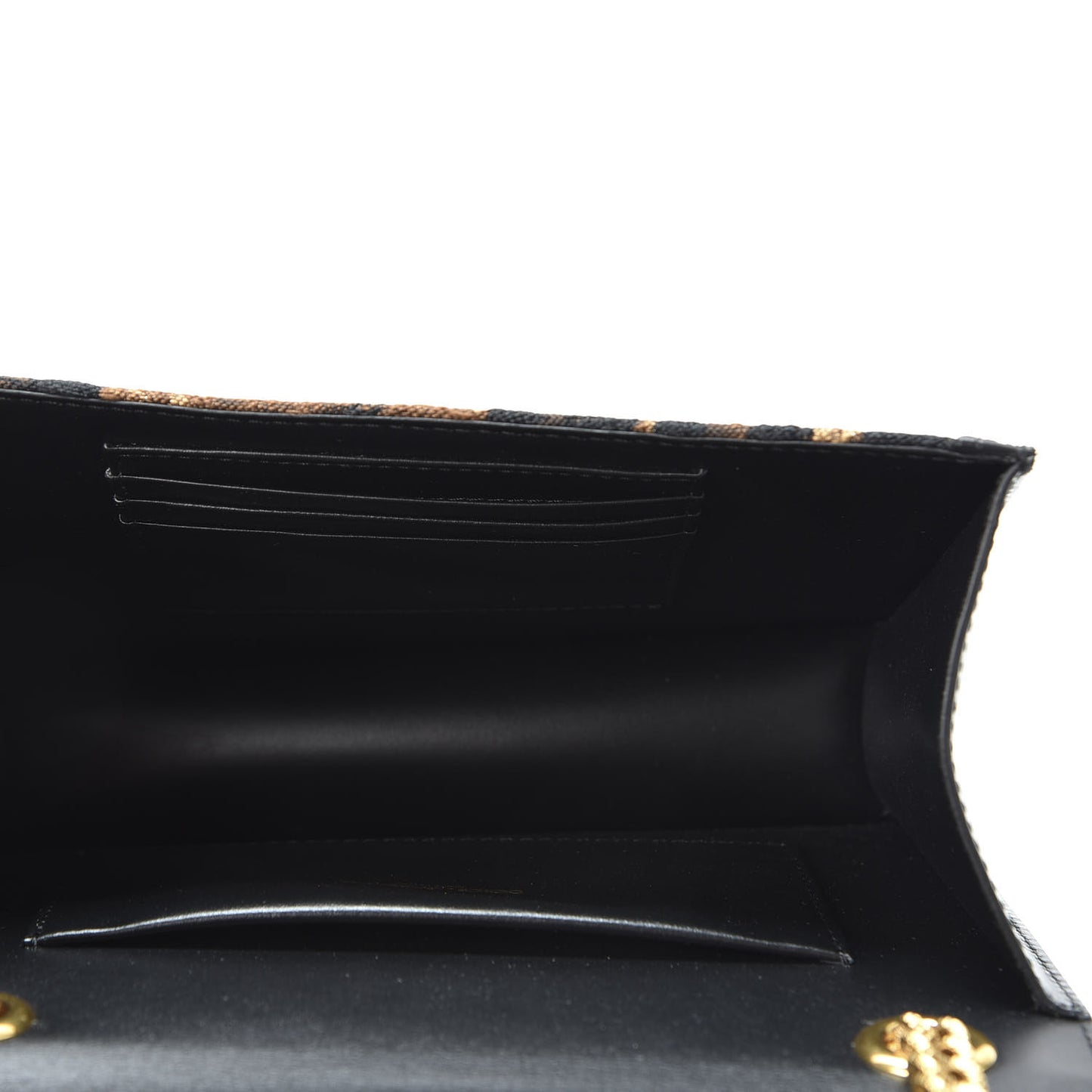 Jacquard Leopard Print Smooth Calfskin Medium Devotion Crossbody Bag Black