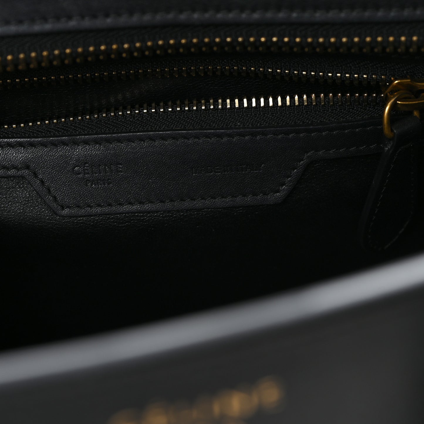 Smooth Calfskin Micro Luggage Black