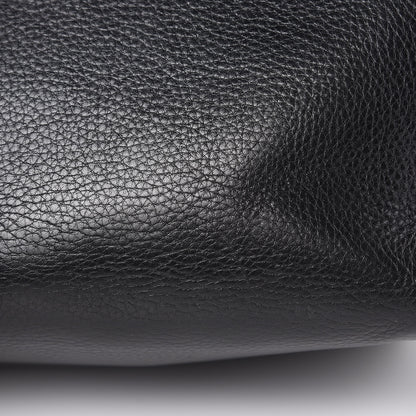 Celine Soft Grained Calfskin Small Belt Cabas Phantom Black 12 of 15