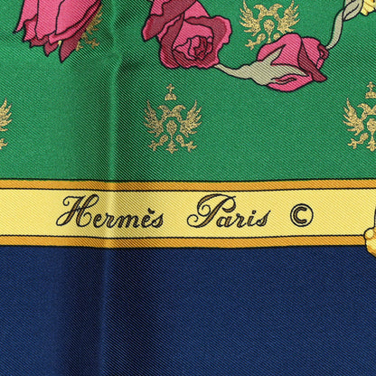 Hermes Silk Roue Arriere du Carosse Imperial de la Couer de Vienne Scarf 90 3 of 4
