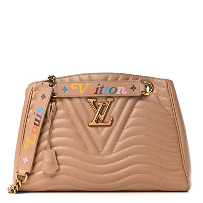 Louis Vuitton Calfskin New Wave Chain Tote Noisette 1 of 5
