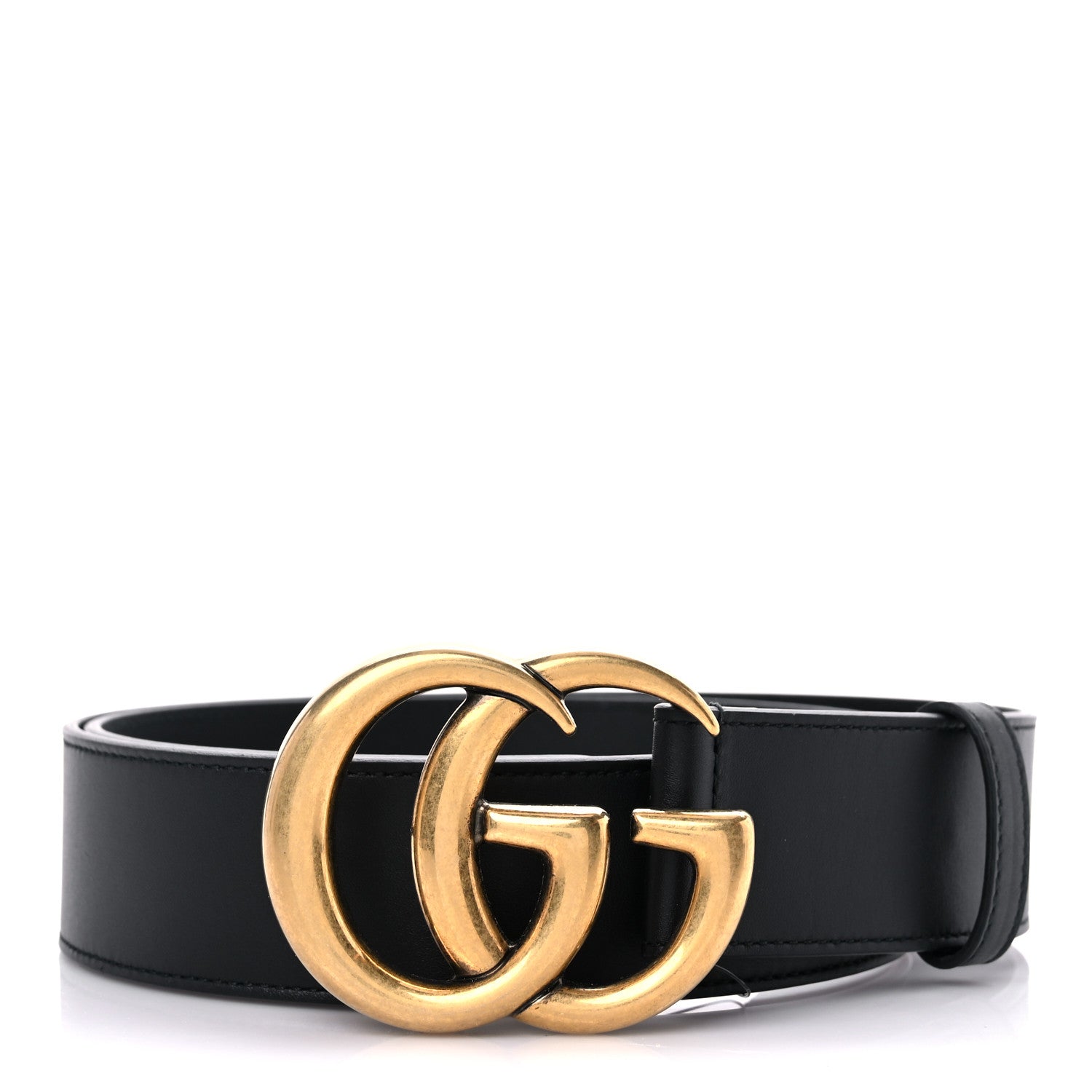 Gucci Calfskin Double G 40mm Belt 85 34 Black 1 of 5