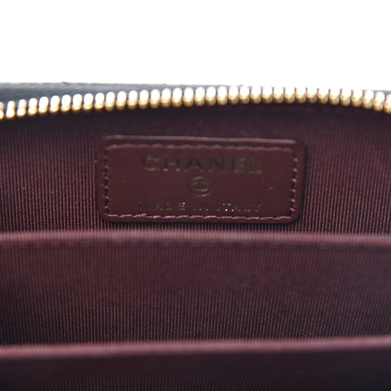 Chanel Caviar Quilted Zip Coin Purse Black 6 of 8