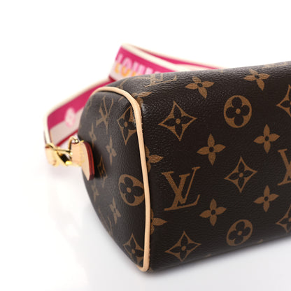Louis Vuitton Monogram Speedy Bandouliere 20 Fuchsia 7 of 9