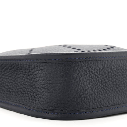 Hermes Taurillon Clemence Evelyne TPM Bleu Nuit 9 of 10