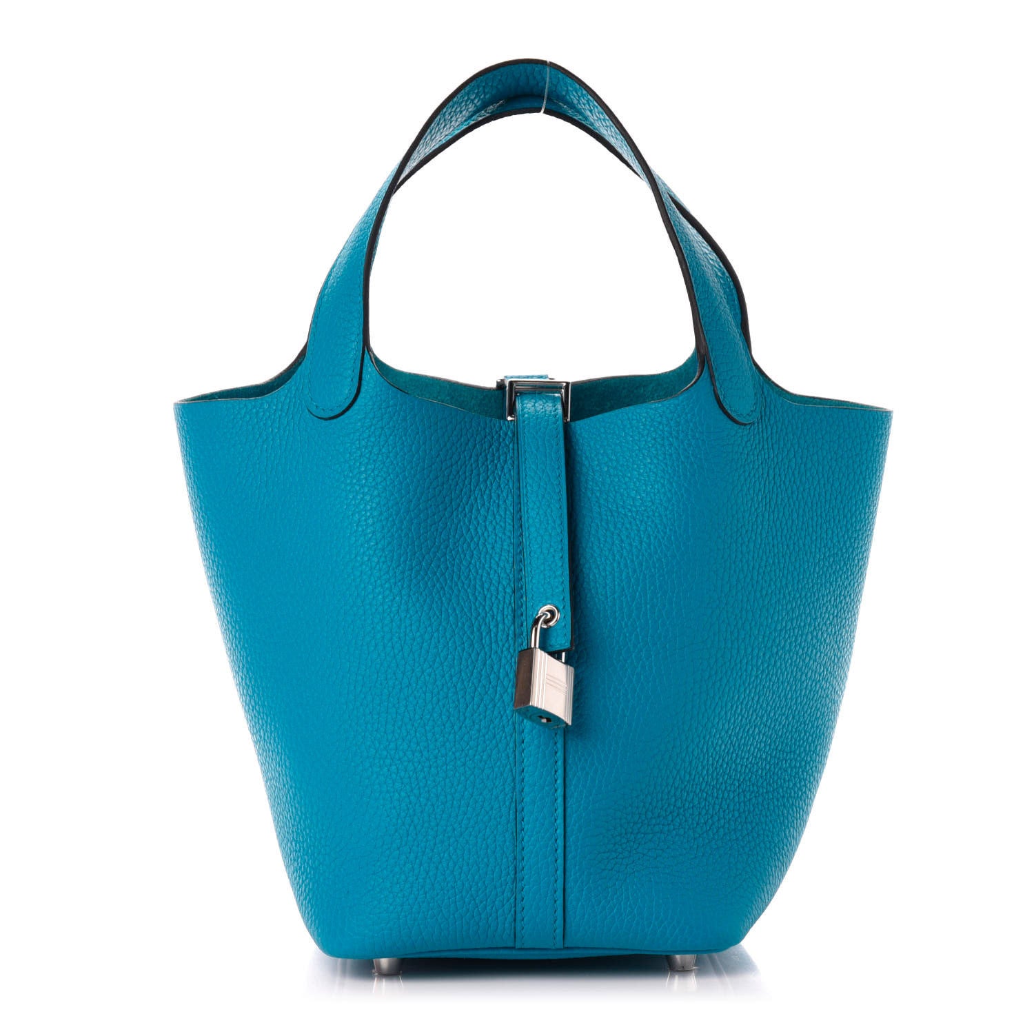 Hermes Taurillon Clemence Picotin Lock 18 PM Bleu Frida 1 of 11