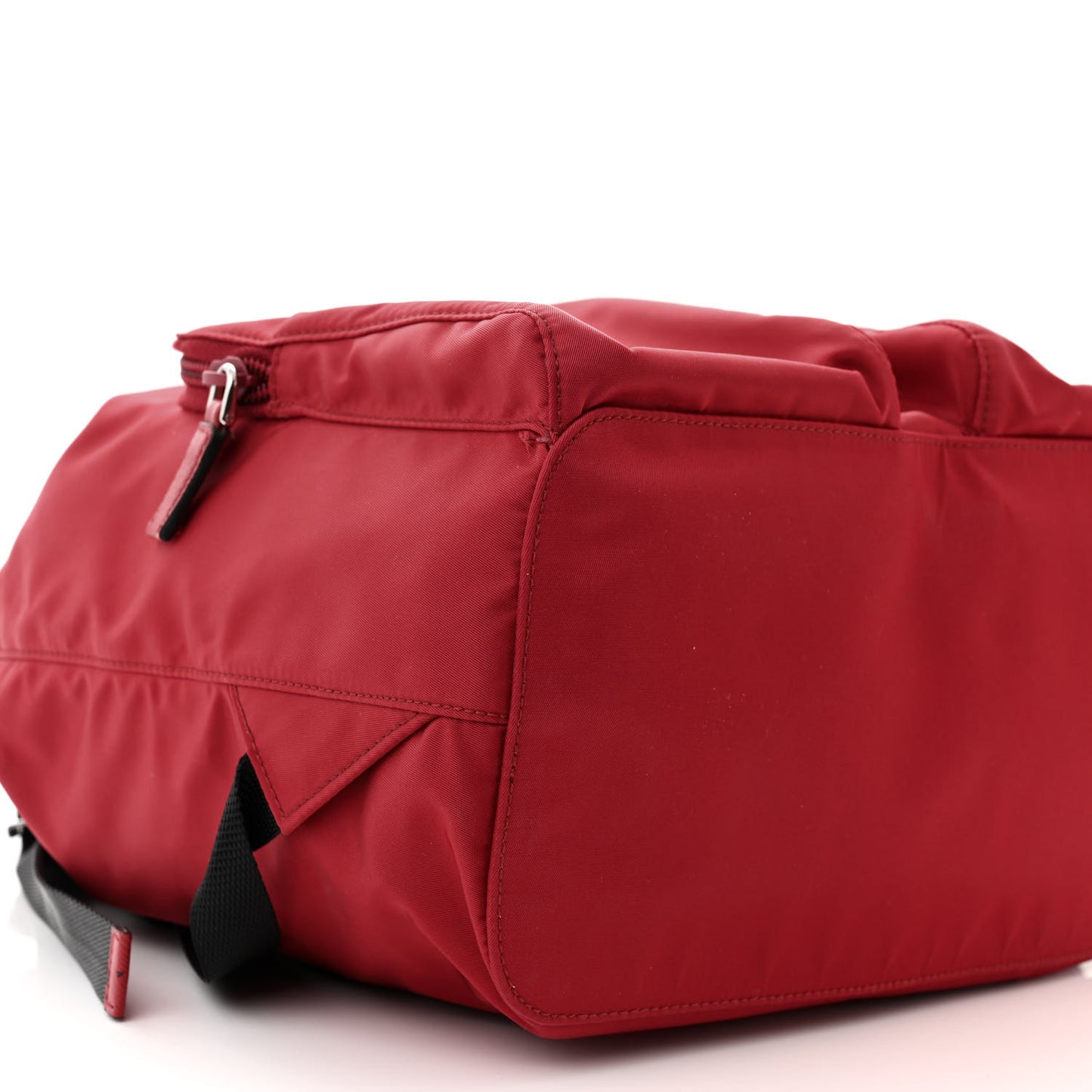 Tessuto Nylon Saffiano Vela Medium Backpack Fuoco