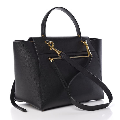 Celine Grained Calfskin Mini Belt Bag Black 3 of 10